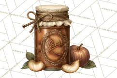 Vintage Farmhouse Kitchen Clipart PNG Product Image 5