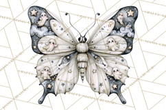 Halloween Butterflies Spooky Gothic Clipart PNG Product Image 5