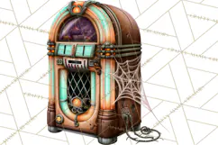 1950s Vintage Halloween Clipart Retro Soda Fountain Clip Art Product Image 2