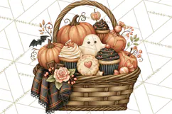 Halloween Critter Town Clipart PNG, Spooky Cottage Animals Product Image 2