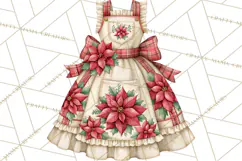 Vintage Christmas Kitchen Clipart PNG Product Image 2