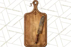 Vintage Farmhouse Kitchen Clipart PNG Product Image 2