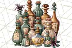 Vintage Apothecary World PNG Product Image 2