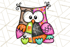 Haunted Patchwork Halloween Characters PNG Product Image 2