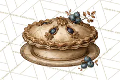 Vintage Farmhouse Kitchen Clipart PNG Product Image 2