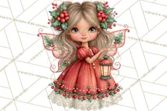 Christmas Fairy World Clipart PNG Product Image 2