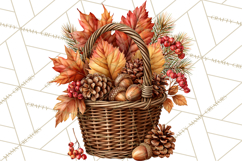 Autumn Critters PNG Cute Woodland Clipart Product Image 2