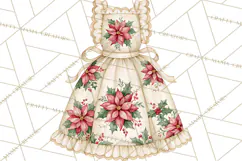 Vintage Christmas Kitchen Clipart PNG Product Image 2