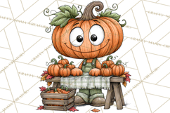 Halloween Village Pumpkin Patch PNG Clipart Product Image 4