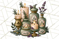 Vintage Apothecary World PNG Product Image 3