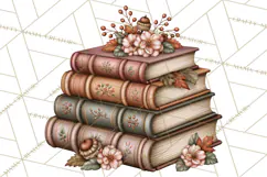 Autumn Critter Town Clipart PNG, Fall Cottage Animal Town Product Image 3
