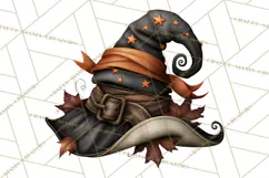 Vintage Halloween Clipart PNG, Halloween Retro Characters Product Image 2