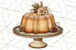 Vintage Farmhouse Kitchen Clipart PNG Product Image 3