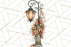 Autumn Critter Town Clipart PNG, Fall Cottage Animal Town Product Image 4