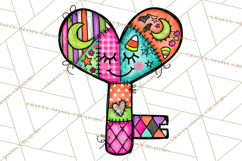 Haunted Patchwork Halloween Characters PNG Product Image 4