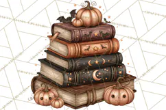 Halloween Critter Town Clipart PNG, Spooky Cottage Animals Product Image 4