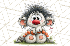 Monster Munchkins Halloween Characters PNG Product Image 4