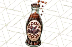 1950s Vintage Halloween Clipart Retro Soda Fountain Clip Art Product Image 4
