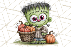 Halloween Village Pumpkin Patch PNG Clipart Product Image 4