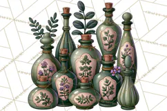 Vintage Apothecary World PNG Product Image 5