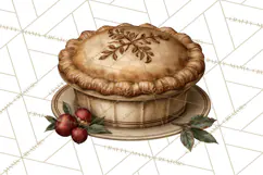 Vintage Farmhouse Kitchen Clipart PNG Product Image 2