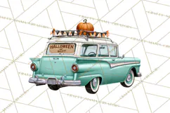 1950s Vintage Halloween Clipart Retro Soda Fountain Clip Art Product Image 3