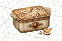 Vintage Farmhouse Kitchen Clipart PNG Product Image 3