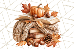 Autumn Critters PNG Cute Woodland Clipart Product Image 4