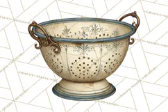 Vintage Farmhouse Kitchen Clipart PNG Product Image 4