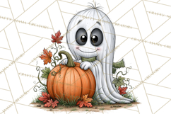 Halloween Village Pumpkin Patch PNG Clipart Product Image 3