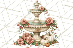 Autumn Critter Town Clipart PNG, Fall Cottage Animal Town Product Image 4