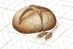 Vintage Farmhouse Kitchen Clipart PNG Product Image 5