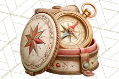 Santa's Travel Agency Christmas Clipart PNG Product Image 2