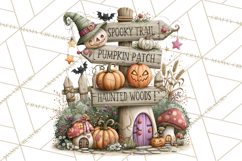 Gnome Hollow Halloween Clipart PNG Product Image 2