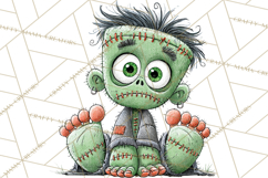 Monster Munchkins Halloween Characters PNG Product Image 2