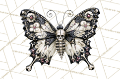 Halloween Butterflies Spooky Gothic Clipart PNG Product Image 2