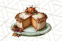Vintage Halloween Clipart PNG, Halloween Retro Characters Product Image 2