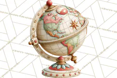 Santa's Travel Agency Christmas Clipart PNG Product Image 3