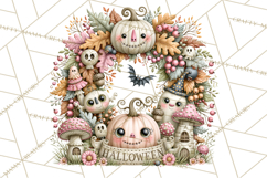 Gnome Hollow Halloween Clipart PNG Product Image 3