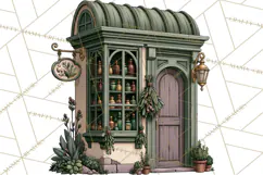 Vintage Apothecary World PNG Product Image 4