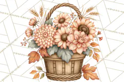 Autumn Critter Town Clipart PNG, Fall Cottage Animal Town Product Image 4