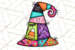 Haunted Patchwork Halloween Characters PNG Product Image 4