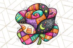 Haunted Patchwork Halloween Characters PNG Product Image 3