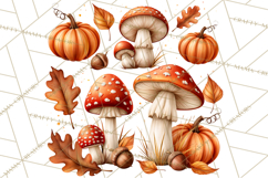 Autumn Critters PNG Cute Woodland Clipart Product Image 3
