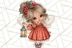 Christmas Fairy World Clipart PNG Product Image 3