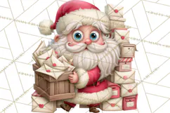 Santa’s Mailroom Christmas Clipart PNG Product Image 3