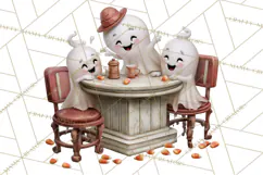 1950s Vintage Halloween Clipart Retro Soda Fountain Clip Art Product Image 5