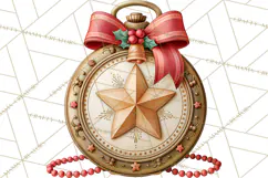 Santa's Travel Agency Christmas Clipart PNG Product Image 5