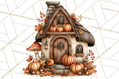 Autumn Critters PNG Cute Woodland Clipart Product Image 4