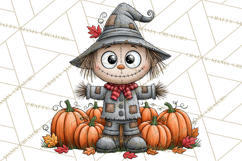 Halloween Village Pumpkin Patch PNG Clipart Product Image 3
